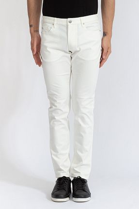 شلوار جین سفید مردانه رگولار Emporio Armani - کد 308307791