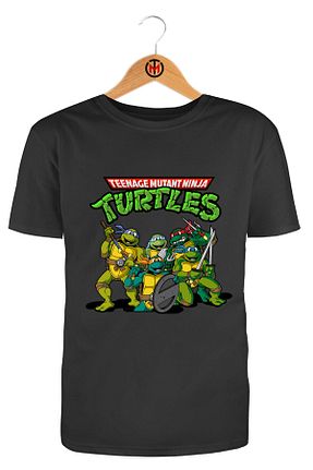 تیشرت مشکی زنانه رگولار Motosiklet T-shirt - کد 308412683