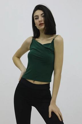بلوز سبز زنانه ساده pembeavm - کد 304104981
