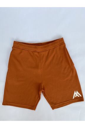 شلوارک و برمودا نارنجی مردانه بافتنی MOR E TEKSTİL - کد 309507203