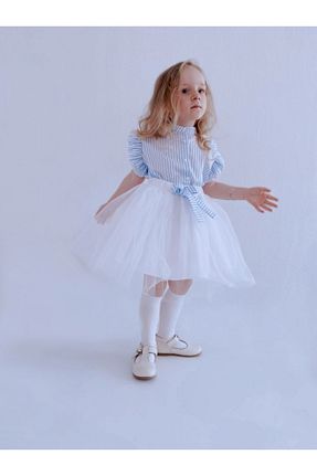 ست بالاتنه و پائین تنه آبی بچه گانه بافتنی Genel Markalar - کد 286476774
