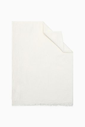 شال سفید زنانه پنبه ای Larissa Scarf - کد 310735981