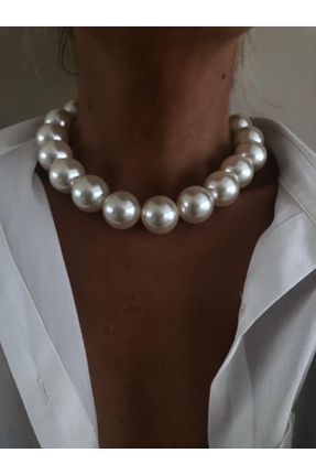 گردنبند جواهر سفید زنانه کد 311235904
