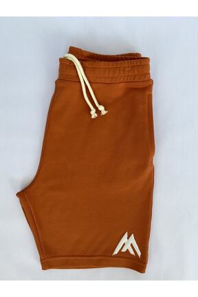 شلوارک و برمودا نارنجی مردانه بافتنی MOR E TEKSTİL - کد 309507203