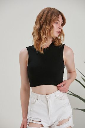 بادی مشکی زنانه یقه هالتر Thin Shop - کد 309558336