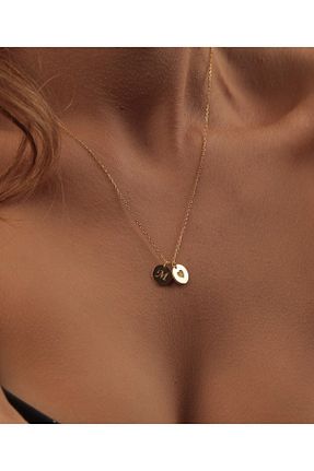 گردنبند نقره طلائی زنانه 925 عیار Redstone Store - کد 309561724