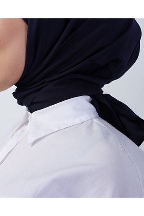 شال سرمه ای زنانه جاز Moda Şalcım - کد 310556359