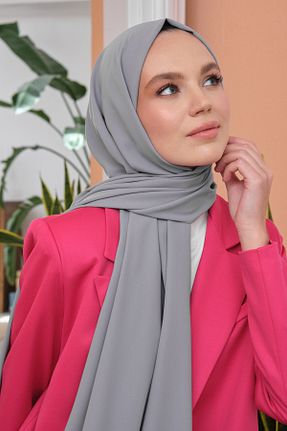 شال طوسی زنانه Medine İpeği Şalland - کد 311094629