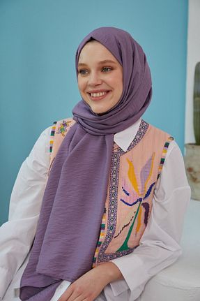 شال بنفش زنانه جاز Şalland - کد 309610923