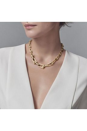 گردنبند استیل ( فولاد ) طلائی زنانه روکش طلا Genel Markalar - کد 167152380