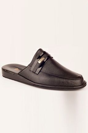 دمپائی قهوه ای مردانه چرم خالص Pierre Cardin - کد 42721450