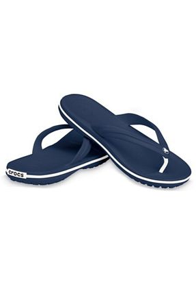 دمپائی سرمه ای مردانه پاشنه تخت Crocs - کد 73309197