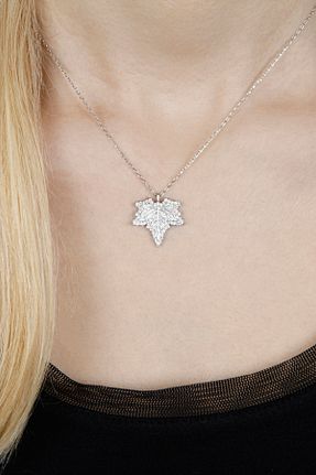 گردنبند نقره سفید زنانه 925 عیار Afrodit Silver - کد 38313827