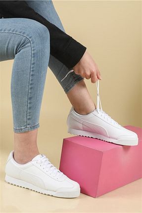 کفش اسنیکر سفید زنانه بند دار Puma - کد 311581149