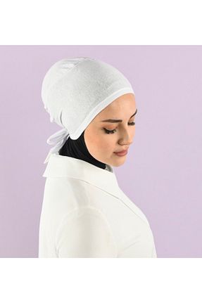 روسری سفید پنبه ای E Kandiş - کد 311877556
