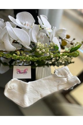 جوراب سفید بچه گانه پنبه ای Cherub - کد 312323766