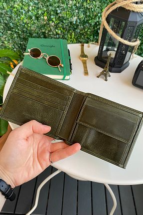 کیف پول سبز مردانه ابعاد کوچک Modica - کد 311542787