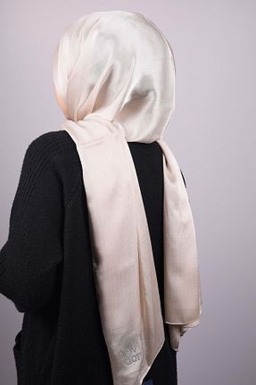 شال بژ زنانه شیفون Levidor - کد 203697545