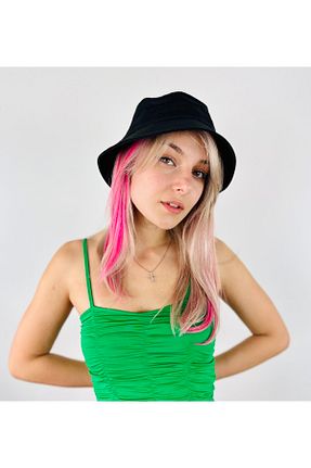 کلاه مشکی زنانه پنبه ای Moda Kızı Butik - کد 311570345