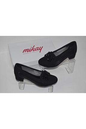کفش کلاسیک مشکی زنانه چرم مصنوعی mikay shoes - کد 311606877