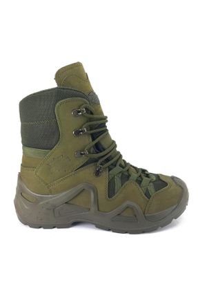 بوت برفی خاکی مردانه چرم طبیعی Gore-Tex کد 311866449