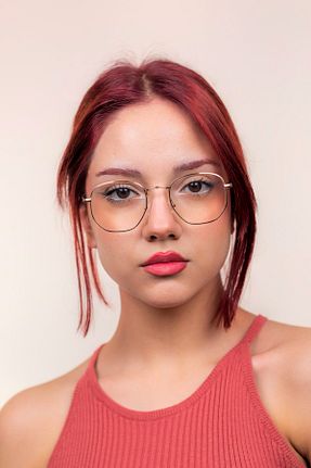 عینک محافظ نور آبی طلائی زنانه پلاستیک B-Block - کد 291193000