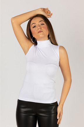 بادی سفید زنانه یقه ماهیگیر Nacar - کد 312774572