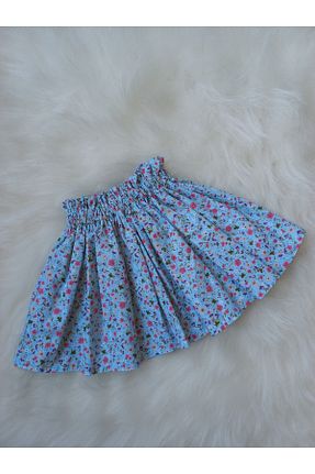 دامن سرمه ای بچه گانه پنبه ای Eylülce Butik - کد 312820839