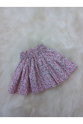 دامن صورتی بچه گانه پنبه ای Eylülce Butik - کد 312820871