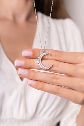 گردنبند نقره سفید زنانه 925 عیار Forenza - کد 73483568