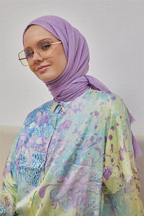 شال صورتی زنانه پنبه ای Nilbutik - کد 312890694