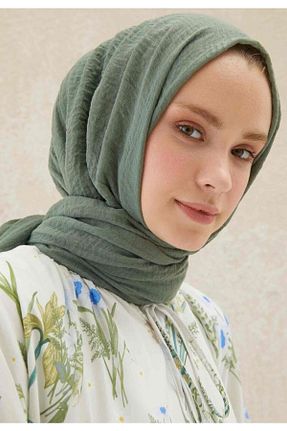 شال سبز زنانه پنبه ای Nilbutik - کد 312891935