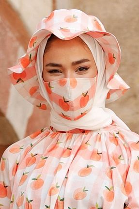 کلاه نارنجی زنانه Gizce - کد 313634919