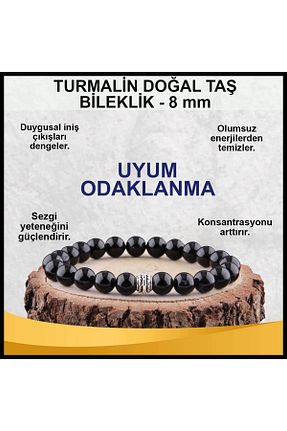 دستبند جواهر مشکی زنانه سنگ طبیعی OSMANLI DOĞAL TAŞ - کد 127831325
