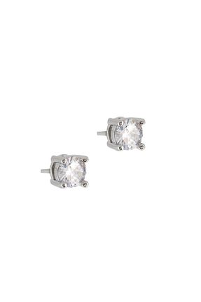 گوشواره جواهر سفید زیرکن Merano Design - کد 314141490