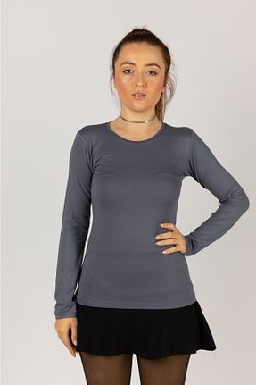 بادی طوسی زنانه یقه ایستاده Nacar - کد 71741905