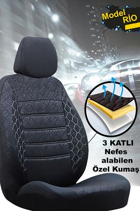 روکش صندلی خودرو مشکی KETHLİNE - کد 276269704