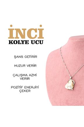 گردنبند جواهر سفید زنانه مروارید OSMANLI DEĞERLİ TAŞ - کد 314175641