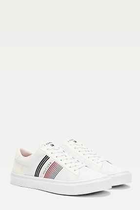 کفش اسنیکر قهوه ای مردانه بند دار Tommy Hilfiger - کد 47318426