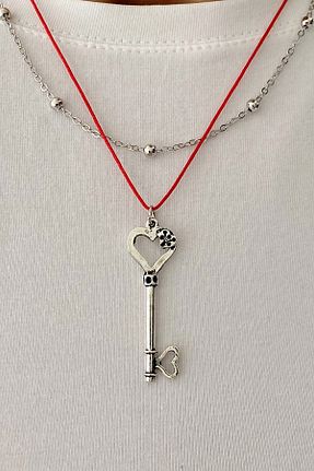 گردنبند جواهر زنانه Wish Silver Aksesuar - کد 315362407