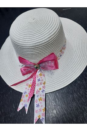 کلاه سفید بچه گانه Kardelen Butik Denizli - کد 315504831