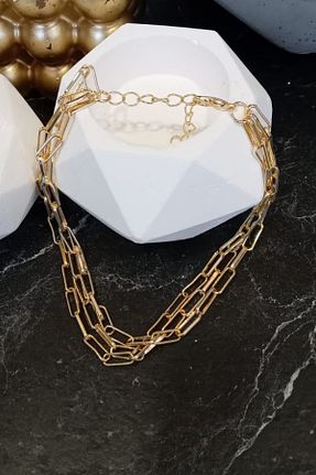 خلخال جواهر طلائی زنانه استیل (فولاد) DUYGUSHOESBAG - کد 305748124