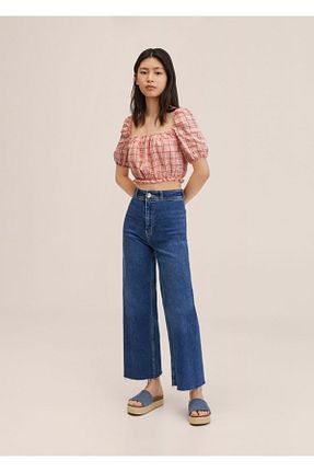 بلوز صورتی زنانه ساده MANGO Teen - کد 251934502