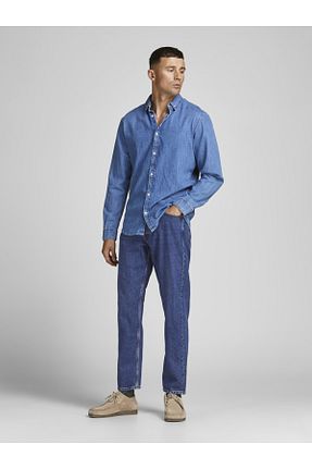 شلوار جین آبی مردانه رگولار Jack & Jones - کد 316074423