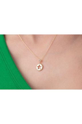 گردنبند طلا زرد زنانه 14 عیار Onseva Kuyumculuk - کد 314391560