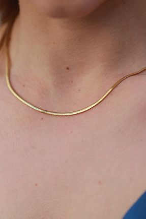 گردنبند نقره طلائی زنانه 925 عیار eddiajewellery - کد 314503612