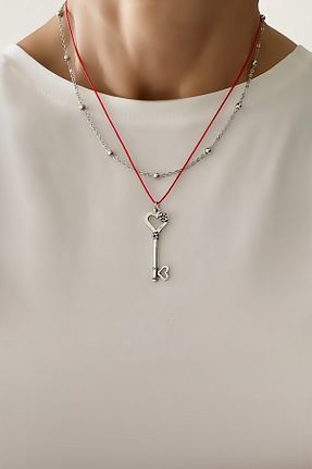 گردنبند جواهر زنانه Wish Silver Aksesuar - کد 315362407
