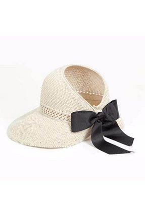 کلاه بژ زنانه حصیر Shopiolog - کد 315448438
