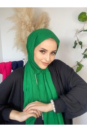 شال سبز زنانه پنبه (نخی) کد 315494148