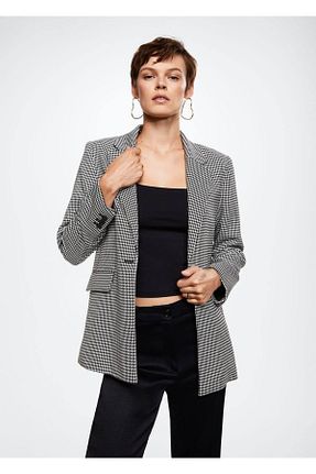 کت مشکی زنانه Blazer MANGO - کد 315819206